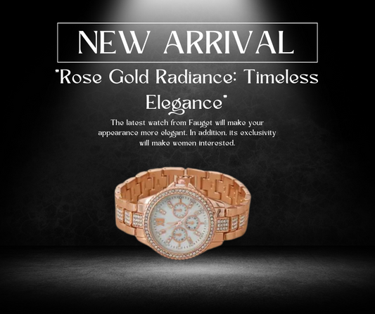 "Rose Gold Radiance: Timeless Elegance"