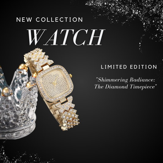 "Shimmering Radiance: The Diamond Timepiece"